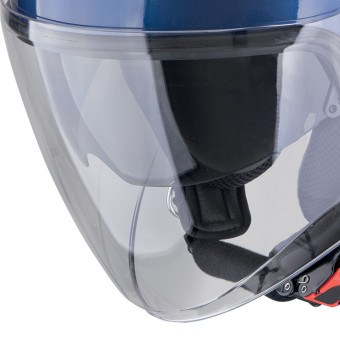 Scorpion Exo City II Riva Blue Black + Kit bluetooth Exo-Com Link-1