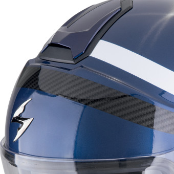 Scorpion Exo City II Riva Blue Black + Kit bluetooth Exo-Com Link-1