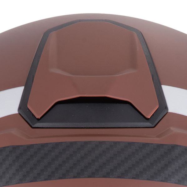 Scorpion Exo City II Riva Brown Silver + Kit bluetooth Exo-Com Link-1