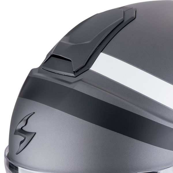 Scorpion Exo City II Riva Silver Matt Black White