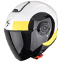 Casque Jet Scorpion Exo City II Sheer White Black Yellow