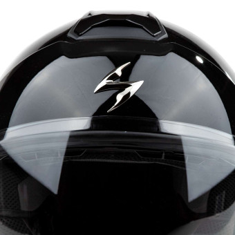 Scorpion Exo City II Solid Black + Kit bluetooth Exo-Com Link-1