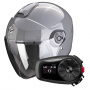 Casque Jet Scorpion Exo City II Solid Cement Grey + Kit Bluetooth 5S