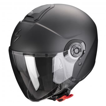  SCORPION Casque moto EXO-TECH TIME-OFF Matt Black/Neon Yellow,  Noir/Bleu/Blanc, XS