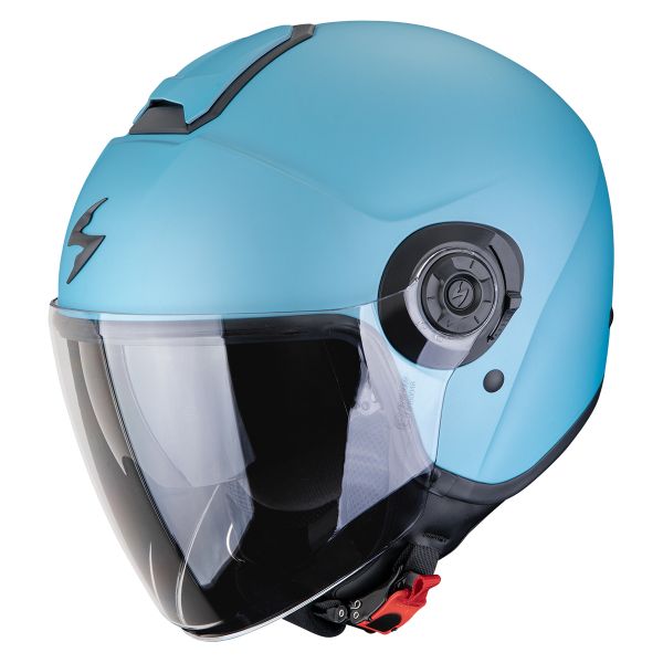 Casque Jet Scorpion Exo City II Solid Matt Celestial Blue Casque Jet Scorpion Exo City II Solid Matt Celestial Blue