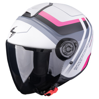 Casque Jet Scorpion Exo City II Sport Matt Grey Pink