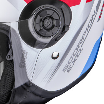 Scorpion Exo City II Sport White Blue Red