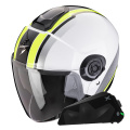 Pack Exo City II Vel White Yellow Fluo + Kit bluetooth Exo-Com Link-1C