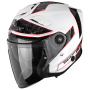 Casque Jet Scorpion Exo GT Jet Crest White Red