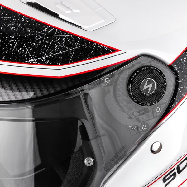 Scorpion Exo GT Jet Crest White Red