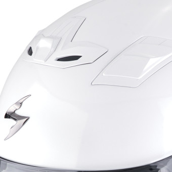 Scorpion Exo Z1 Pearl White + Kit bluetooth 5R Lite Solo