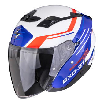 Casque Jet Scorpion Exo Z1 Prymus White Blue Red