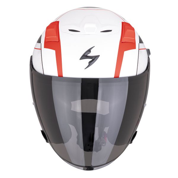 Scorpion Exo Z1 Vue Matt White Red Black