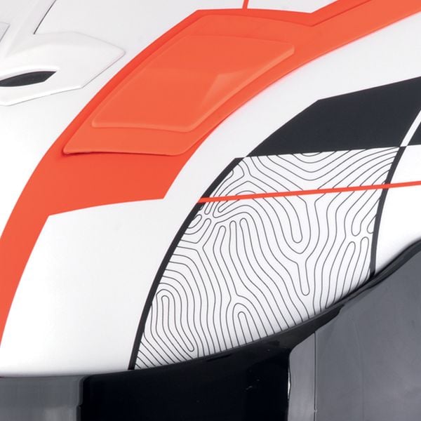 Scorpion Exo Z1 Vue Matt White Red Black