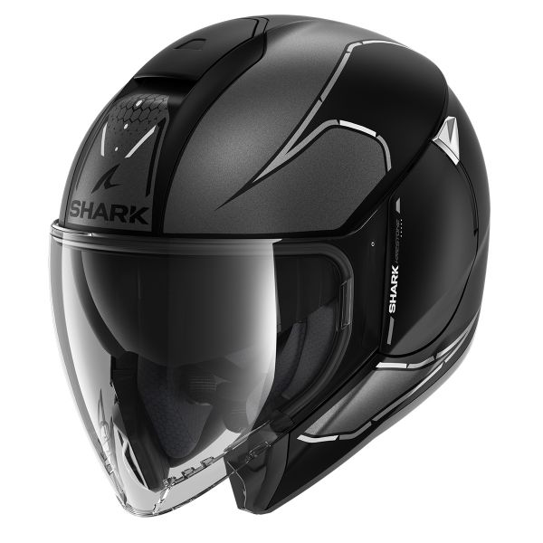 Casque Jet Shark Citycruiser Krestone Mat KAS