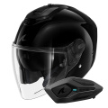 Pack RS JET Blank BLK + Kit Bluetooth Sena for Shark Solo