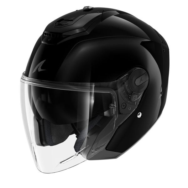 Casque Jet Shark RS JET Blank BLK Casque Jet Shark RS JET Blank BLK