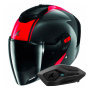 Casque Jet Shark RS JET Carbon Blank DRD + Kit Bluetooth Sena for Shark Solo