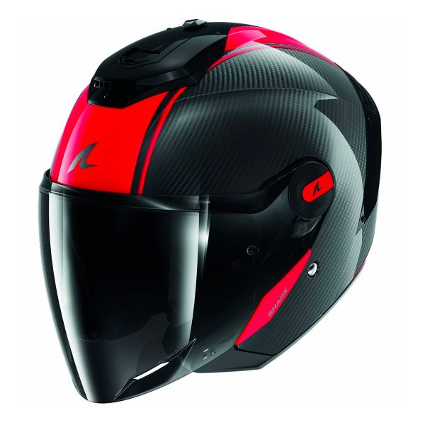 Casque Jet Shark RS JET Carbon Blank DRD Casque Jet Shark RS JET Carbon Blank DRD