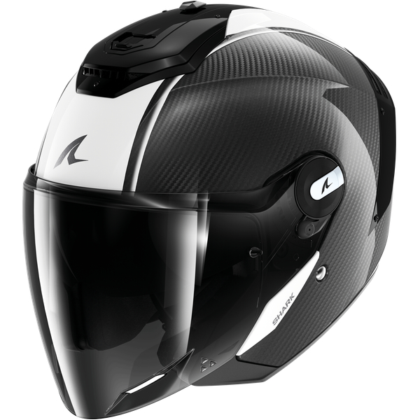 Casque Jet Shark RS JET Carbon Blank DWK Casque Jet Shark RS JET Carbon Blank DWK