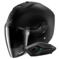 Pack RS JET Carbon Dark Shadow DMA + Kit Bluetooth Sena for Shark Solo