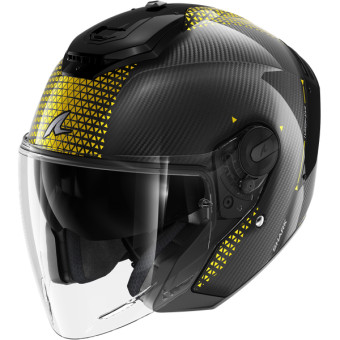 Casque Jet Shark RS JET Carbon Ikonik DQU
