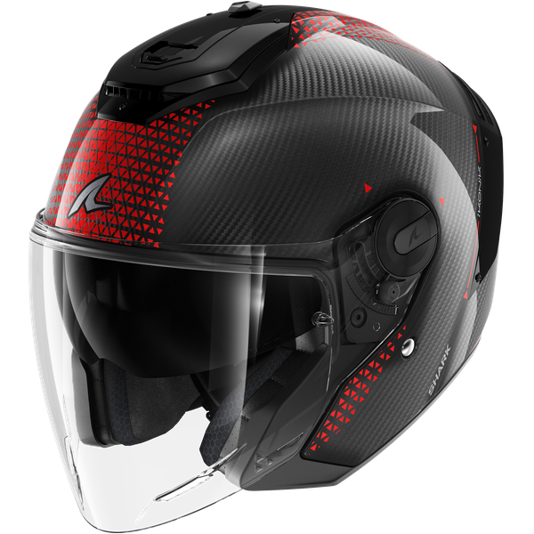 Casque Jet Shark RS JET Carbon Ikonik DRU