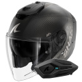 Pack RS JET Carbon Speed-Tech Mat DAK + Kit Bluetooth Sena for Shark Solo