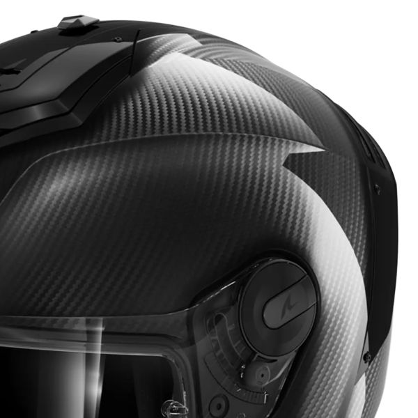 Casque Moto Jet SHARK RS Full Carbon Anthracite – Taille M, Homologation ECE 22.06, Compatible Intercom