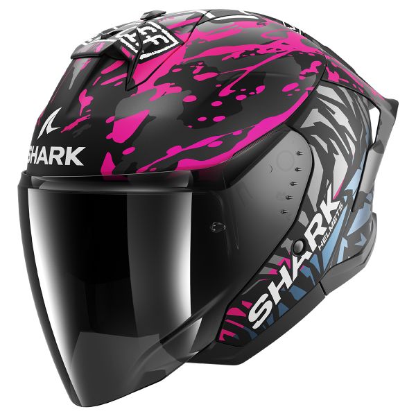 Casque Jet Shark Skwal Jet Cup Replica Redding Mat KVB