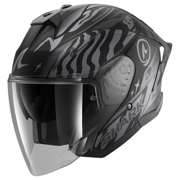 Casque Jet Shark Skwal Jet Cup Speed-Fancy Mat KAS