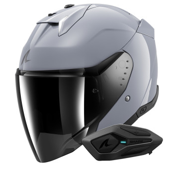 Casque Jet Shark Skwal i3 Jet Dark Shadow S05 + Kit Bluetooth Sena for Shark Casque Jet Shark Skwal i3 Jet Dark Shadow S05 + Kit Bluetooth Sena for Shark