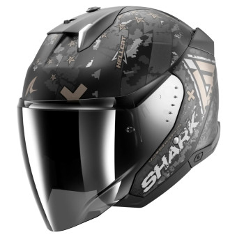Casque Jet Shark Skwal i3 Jet Hellcat Mat KUA