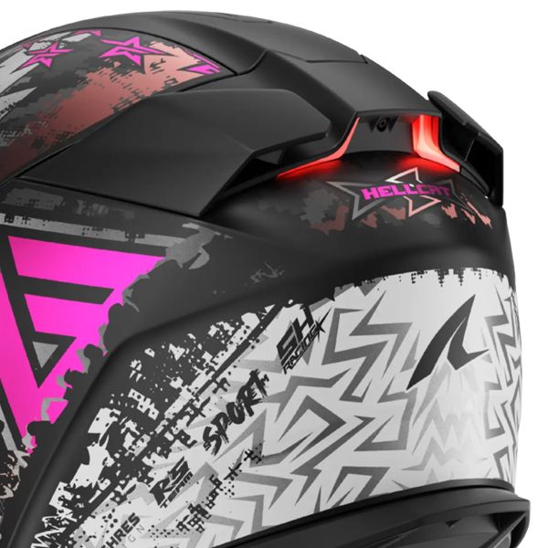 Shark Skwal i3 Jet Hellcat Mat KUV + Kit Bluetooth Lokui K30