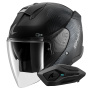 Casque Jet Shark Skwal i3 Jet SP Lyne Mat KAA + Kit Bluetooth Sena for Shark Solo