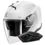 Casque Jet Shark Skwal i3 Jet SP Lyne WSS + Kit Bluetooth Sena for Shark Solo
