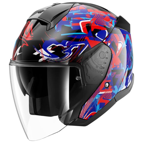 Casque Jet Shark Skwal Jet Pranz KBR