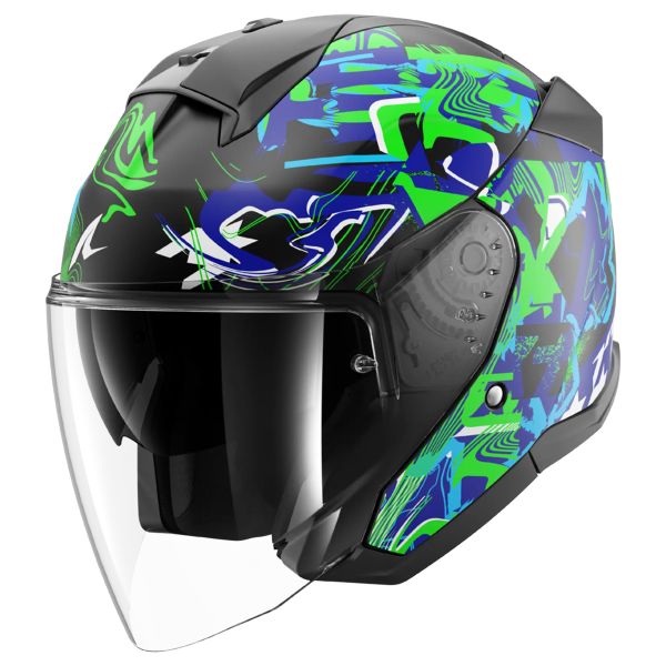 Casque Jet Shark Skwal Jet Pranz KGB