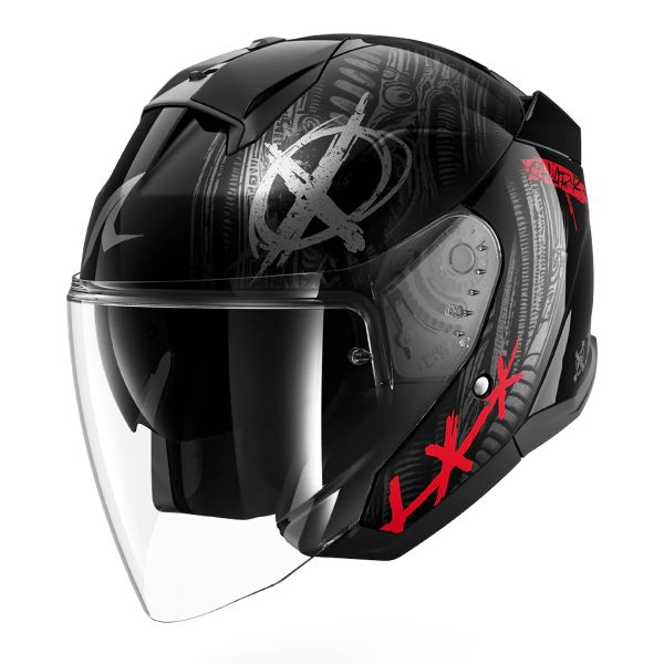 Casque Jet Shark Skwal Jet Shiever KAR
