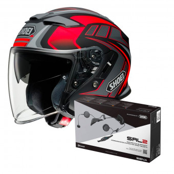 Casque Jet Shoei J-Cruise II Aglero TC1 + Intercom Sena Gt-Air 2 - J-Cruise II SRL-02 Casque Jet Shoei J-Cruise II Aglero TC1 + Intercom Sena Gt-Air 2 - J-Cruise II SRL-02