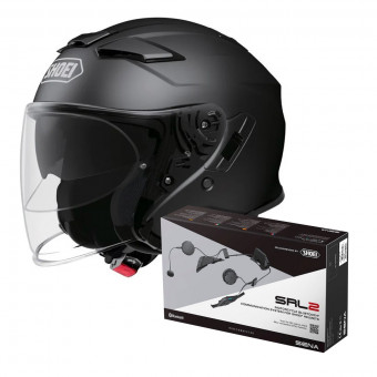 Pack Casque + Kit bluetooth et intercom : Shoei J-Cruise II Matt