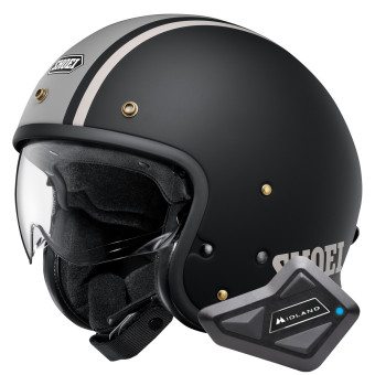 Casque Jet Shoei J.O2 Aventure TC-10 + Kit Bluetooth BT Mini