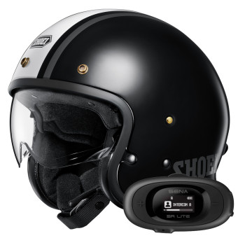 Casque Jet Shoei J.O2 Aventure TC-5 + Kit bluetooth 5R Lite Solo