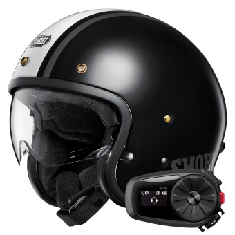 Casque Jet Shoei J.O2 Aventure TC-5 + Kit Bluetooth 5S Solo
