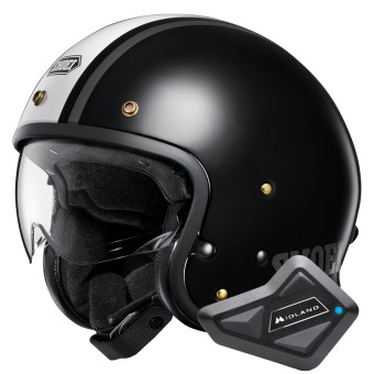 Casque Jet Shoei J.O2 Aventure TC-5 + Kit Bluetooth BT Mini
