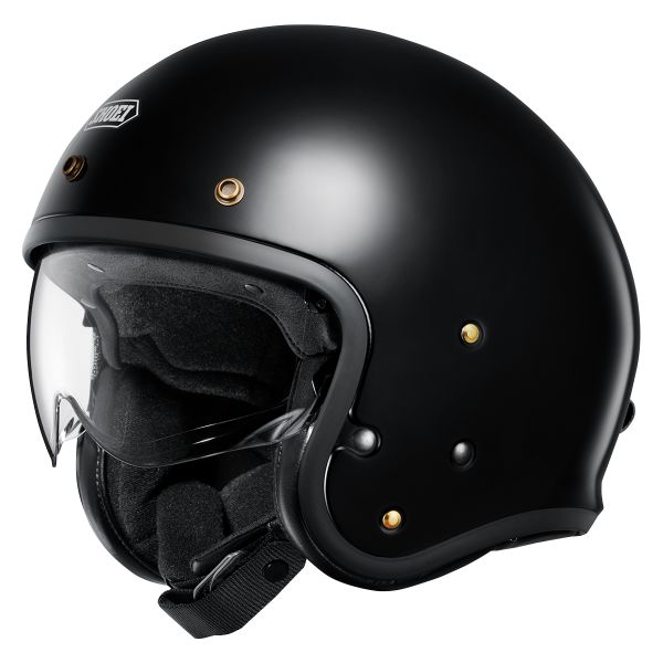 Casque Jet Shoei J.O2 Black Casque Jet Shoei J.O2 Black