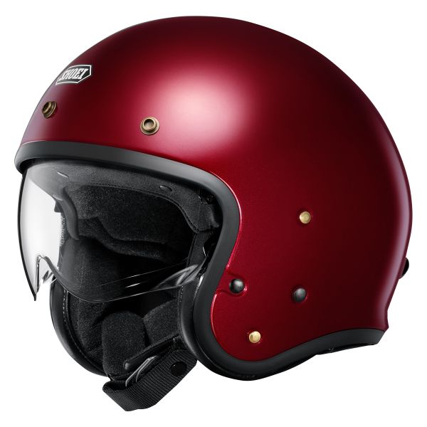 Casque Jet Shoei J.O2 Garnet Metallic Casque Jet Shoei J.O2 Garnet Metallic