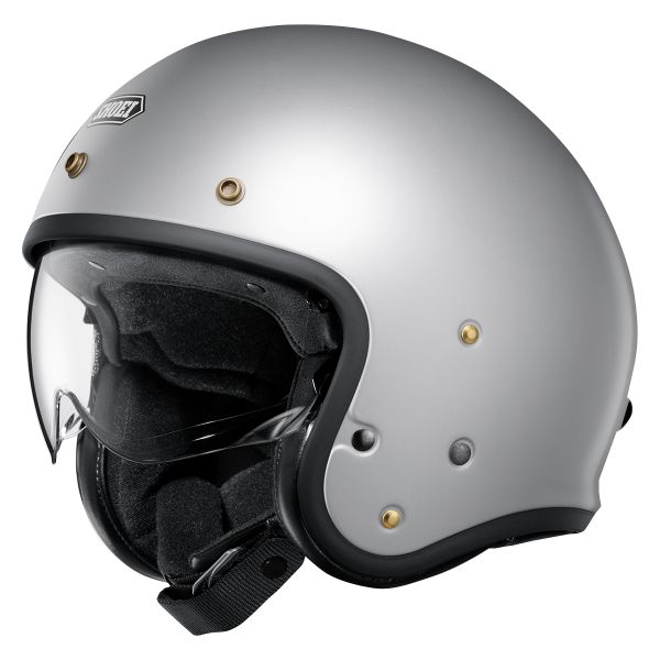 Casque Jet Shoei J.O2 Matt Light Silver Casque Jet Shoei J.O2 Matt Light Silver