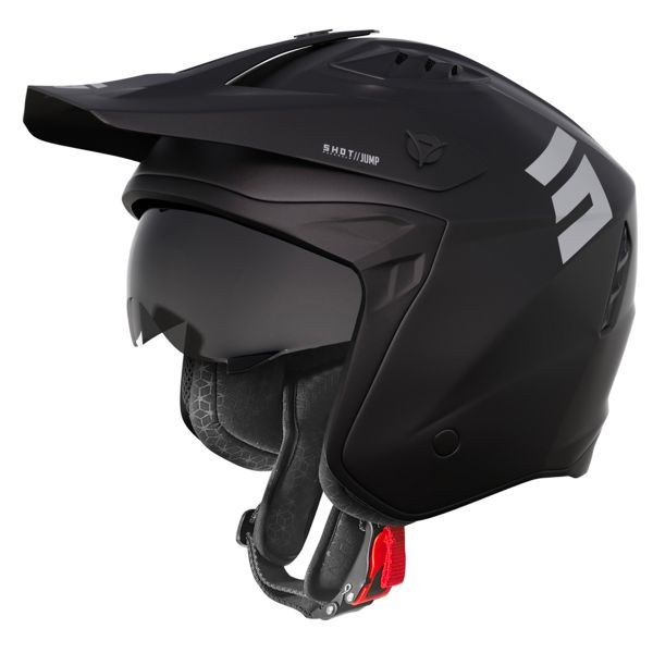Casque Jet SHOT Jump Solid Black Matt