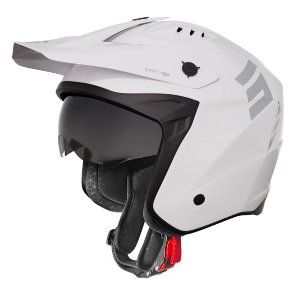 Casque Jet SHOT Jump Solid White Glossy